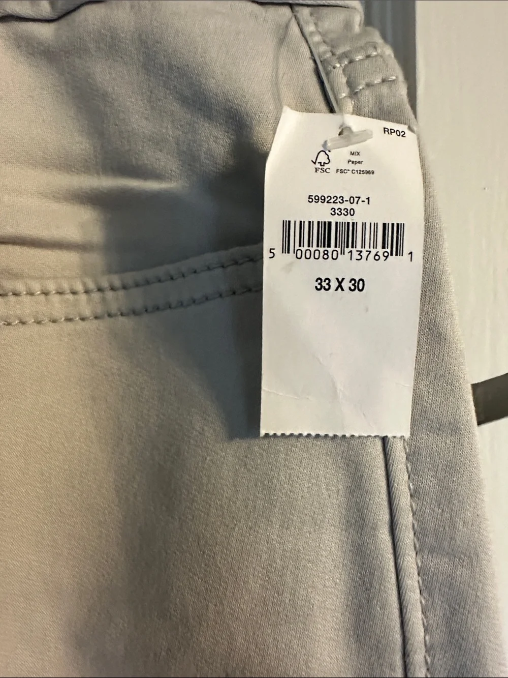 Banana Republic Travel Jeans in Light Gray